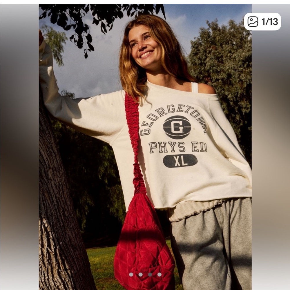American Vintage Free People White Sweatshirt